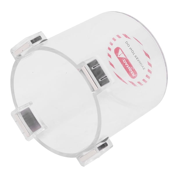Cubierta Protectora Del Botón De Parada De Emergencia, Protector Magnético Transparente Aislado Del Botón De Parada De Emergencia Retardante De Llama Para área De Aislamiento