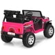 thumbnail image 4 of Costway Coche eléctrico de control remoto para niños de 12 V con luces y música rosa, 4 of 4