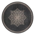 thumbnail image 2 of Unique Loom Outdoor Traditional Collection Area Rug - Antique (13' 1" Round Charcoal Gray/Natural), 2 of 6