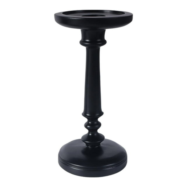 Candelabro de pilar, soporte para velas, regalo decorativo, adorno de escritorio, decoración de mesa de resina para estante, repisa de sala de estar, Alto