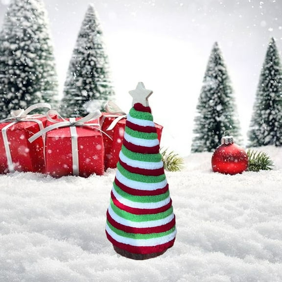 Iumwxz Tax Free Weekend Christmas Mini Christmas Tree Table Stand Scene Decoration Tray Ornament 4.72/6.29/8.26 In home decor christmas clearance outdoors indoor