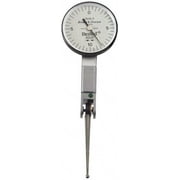 TESA Brown & Sharpe 0.02" Range, 0.0005" Dial Graduation, Horizontal Dial Test Indicator 1-1/2" White Dial, 0-10-0 Dial Reading, Accurate to 0.0005 Inch