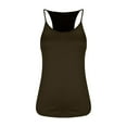 thumbnail image 5 of Htigea Clearance Workout Tank Tops for Women Racerback Loose Fit Yoga Top Sleeveless Gym Shirt Running Athletic Tanks Clearance Sale Brown,M, 5 of 6