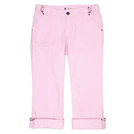 Faded Glory - Women's Plus Roll Leg Twill Pant