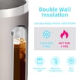 thumbnail image 4 of Neihepal 14oz Double Wall Vacuum Insulated Coffee Mug with Leakproof Lid & Handle, 2 Pack, Mix, 4 of 7