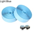 thumbnail image 2 of Cheers 2Pcs Cycling Road Bike Sports Bicycle Handlebar Rubber Tape Wrap with 2 Bar Plug, 2 of 7