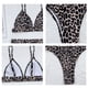 thumbnail image 3 of Traje de baño de playa de verano traje de baño de mujer traje de baño bikini de leopardo traje de baño dividido, 3 of 7