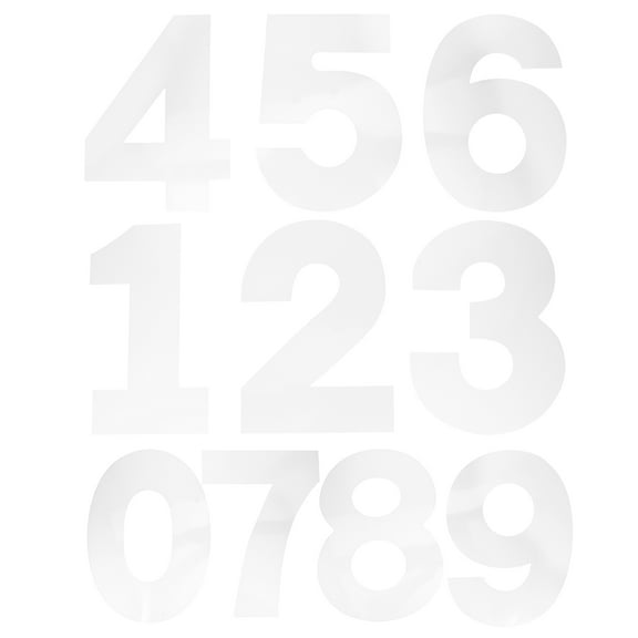 LOLIPPYY White Plastic Number Cake Pans Set for Easy and Fun Cake Decorating Projects