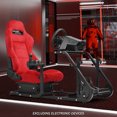thumbnail image 3 of Supllueer Adjustable Racing Cockpit with Red Suede Seat Fit for Logitech G29 G920 G923  Thrustmaster Fanatec   Without Steering Wheel Pedal Shifter, 3 of 21