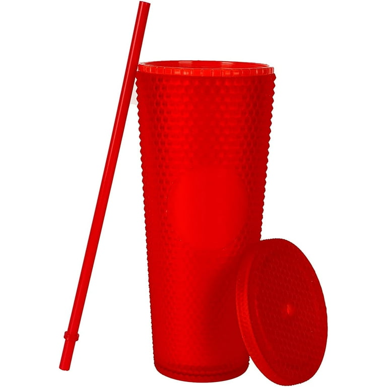 Sterz Studded Tumbler with Straw | Double Wall Tumbler perfect for Hot and  Cold Drinks | Iced Coffee…See more Sterz Studded Tumbler with Straw 