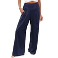 thumbnail image 1 of WILLBEST Pantalones Casuales para Mujer, Pantalones de Entrenamiento Diarios con Cintura Elástica y Corte Holgado, Largos para Mayor Comodidad y Estilo. XXXL, 1 of 4