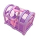 thumbnail image 2 of Caja organizadora de cosméticos, kits portátiles, recuerdos, organización, almacenamiento transparente Violeta, 2 of 9