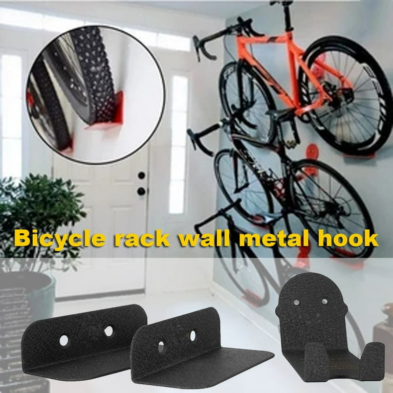 Bike Wall Mount Storage Holder Metal Stand Bicycle Cycling Pedal