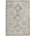 thumbnail image 3 of Nourison Concerto Modern Ivory/Grey/Blue 5'3" x 7'3" Area Rug, (5x7), 3 of 9
