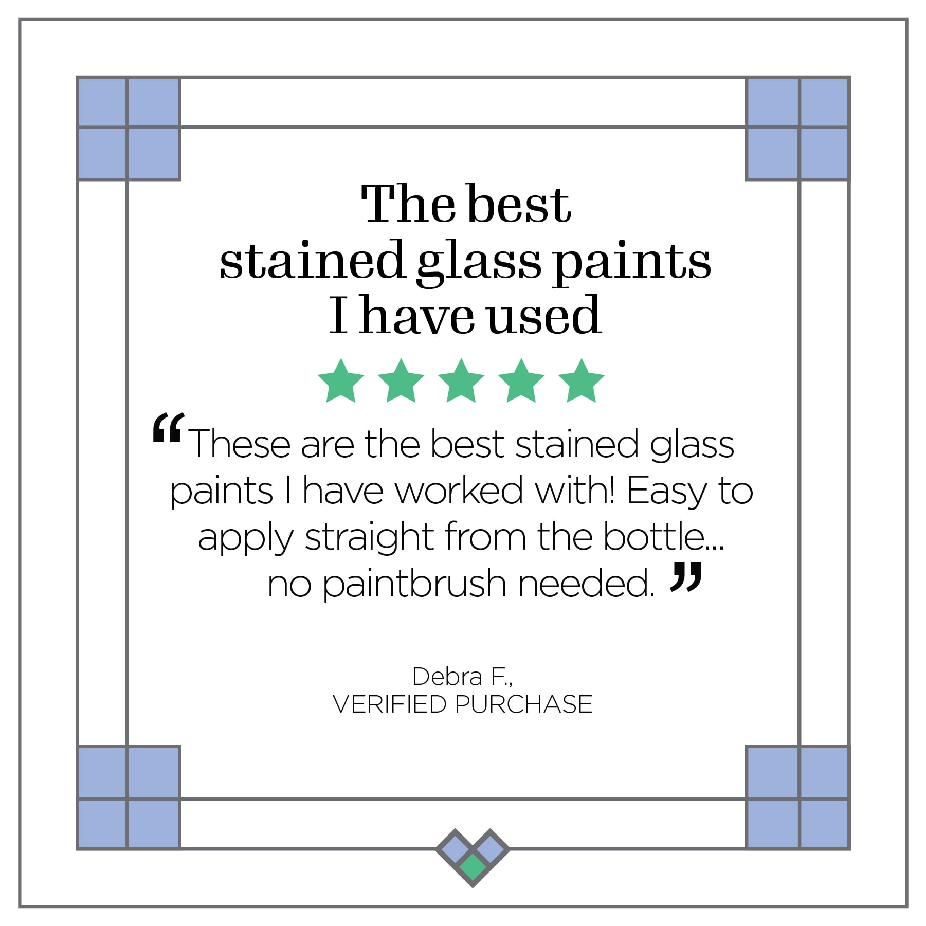 Gallery Glass Stained Glass Acrylic Paint Kit, 18 Piece Set, 2 fl oz