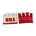 thumbnail image 3 of Guantes de boxeo de gel de MMA Media Mitts Ejercicio de regalo Nylon Guantes de lucha Mujeres para hombres para combinar Muay Thai Sanda Taekwondo Blanco, 3 of 8
