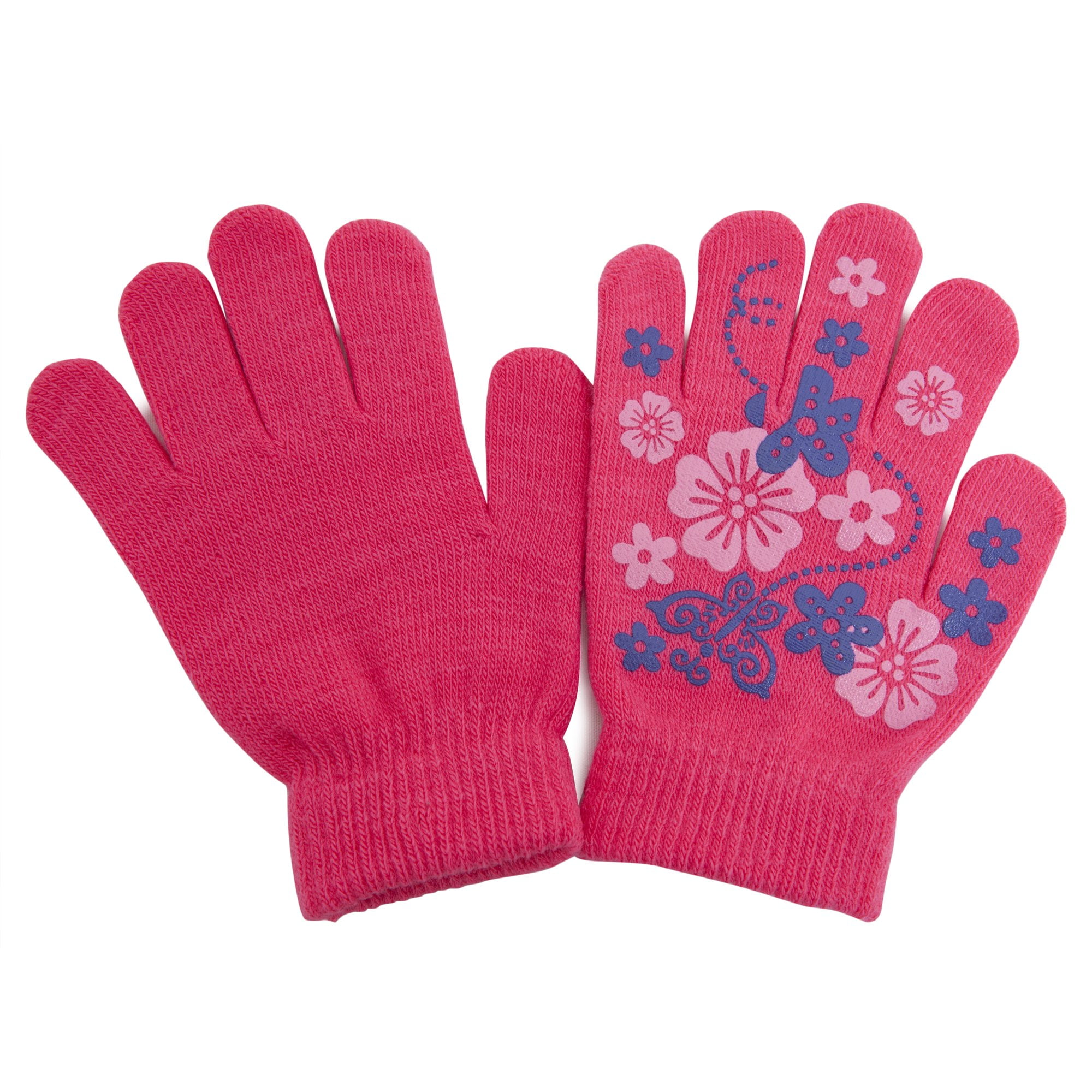 Girls Fun Winter Magic Gloves With Rubber Print Walmart Canada