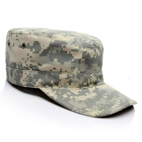 Weflink Cadet Style Green Caps Adjustable Unisex Outdoor Hat Ventilated Design