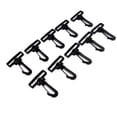 thumbnail image 1 of 10 Piezas de Plástico con Clip a Presión Zulema Ganchos de Gancho Giratorios de Plástico, 1 of 8