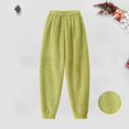 thumbnail image 2 of TRUBKH Womens Sweatpants Thick Joggers for Women Long Johns for Women Thermal Casual Pants for Women Winter Pants Womens Cargo Pants Green Xl, 2 of 5