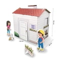 thumbnail image 1 of Casa de JUEGOS para NIÑOS y NIÑAS FLINK Casa de Carton Corrugado, 1 of 2
