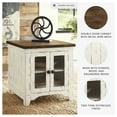 thumbnail image 4 of Signature Design by Ashley Casual Wystfield End Table  White/Brown, 4 of 9