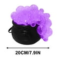 thumbnail image 3 of Witch Jar Bubbling Cauldron Set, Easy DIY Glowing Bubble Witch's Cauldron, Light up Witches Bubbling Cauldron, Bubbling Cauldron with Clear Ornaments, Halloween Party Indoor Witch Prop Decor, 3 of 7