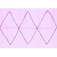 thumbnail image 1 of Ahgly Company Indoor Rectangle Solid Purple Modern Area Rugs, 3' x 5', 1 of 4