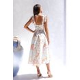 thumbnail image 4 of Women Sleeveless V-Neck Print Long Dress Casual Pleated A-Line Summer Elegant Tunic Maxi Slip Dress XL, 4 of 9