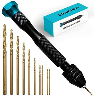 Pin Vise Hand Drill for Jewelry Making - Craft911 Manual Craft Drill Sharp  HS
