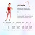 thumbnail image 7 of YiZYiF Kids Girls Christmas Candy Cane Stripe Sequins Jumpsuit Dance Unitard Stage Performance Costume Green 6, 7 of 7