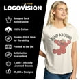 thumbnail image 4 of Sesame Street Elmo Jump Around Women's Graphic T-Shirt Rolled Sleeve Tee, 4 of 5