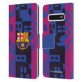 thumbnail image 1 of Head Case Designs Officially Licensed FC Barcelona 2021/22 CREST KIT Third Leather Book Wallet Case Cover Compatible with Samsung Galaxy S10, 1 of 6