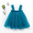 thumbnail image 1 of Herrnalise - Vestidos de tul con mariposas en capas para niñas pequeñas, vestido de princesa sin mangas, 1 of 4