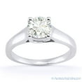thumbnail image 2 of Round Cut Moissanite by Charles & Colvard Trellis Solitaire Engagement Ring in 14k White Gold, 2 of 5