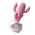 thumbnail image 4 of 1pc Resin Cactus Decoration Home Resin Craft Simulation Potted Plant (Pink), 4 of 8