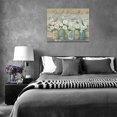thumbnail image 6 of Flowers Wall Art Farmhouse Floral in Mason Vase Bathroom Pictures Wall Decor Rustic Butterfly Just Breathe Canvas Painting Prints Teal Country Framed Artwork for Bathroom Bedroom Living Room 12"x16", 6 of 6