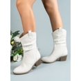 thumbnail image 3 of Chunky/high Heel Cowgirl/western Women's Riding Boots, 3 of 4