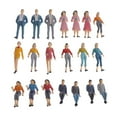 thumbnail image 1 of 20 Piezas 1:25 Surtido de Figuras en Miniatura de Personas Para Dioramas de Trenes Modelo, 1 of 8