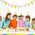 thumbnail image 4 of 36 piezas de papel banderines de cumpleaños encantadores banderines colgantes de cumpleaños con leche de cumpleaños banderines decorados decorados, 4 of 5