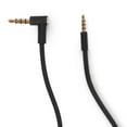 thumbnail image 3 of Audio Cable w RemoteTalk for AKG Y45BT Y50 Y40 Y55 Headphones Black Aux Wire, 3 of 5
