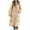 Khaki, variant on Hvyesh Women's Winter Long Puffer Coats Zip Up Casual Thickened Puffer Jackets Trendy Warm Outwear with Faux Fur Trim Hood