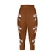 thumbnail image 3 of MKLEKYY Leggings deportivos para mujer, leggings deportivos casuales de moda con estampado de rugby para mujer, pantalones de yoga, leggings capri 2710, 3 of 3