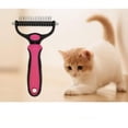 thumbnail image 5 of Herramienta de aseo para mascotas: rastrillo de capa inferior de 2 lados para perros y gatos, seguro y eficaz-dontodent Kuyhfg Sin marca, 5 of 5