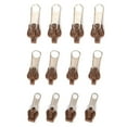 thumbnail image 2 of Zipper, 12Pcs Universal Zipper Head Repair Kit for DIY Jackets Jeans Trousers Coats Wallets, 2 of 8