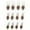 Brown, variant on CHICIRIS Sewing Supplies,12Pcs Universal Zipper Head Repair Kit Replacement for DIY Jackets Jeans Trousers Coats Wallets,Universal Zipper