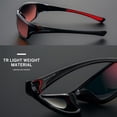 thumbnail image 4 of Gafas de sol polarizadas de visión nocturna para hombre UV400 Gafas de conducción (pierna roja negra), 4 of 5