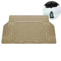 FH Group Premium Climaproof Vinyl Car Floor Mat, Universal 1 pc Tan Trunk Cargo Liner with Air Freshener