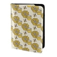thumbnail image 2 of Rateoe Cartoon Honey Pot Bee Sunflower Pattern Passport Holder Wallet Leather Mulit-purpose Travel Wallet Credit Cards Case ,Passport Cover for Women Men-6.5 in, 2 of 5