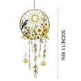 thumbnail image 2 of Clearance! Suncatcher Window Hanging Ornament Floral Hummingbird Acrylic Wind Chime with Crystal Pendant for Home Bedroom Living Room Window Garden Boho Wall Art Decor, 2 of 7